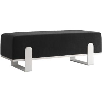 Ławka tapicerowana SULA 100cm biały / kronos 07