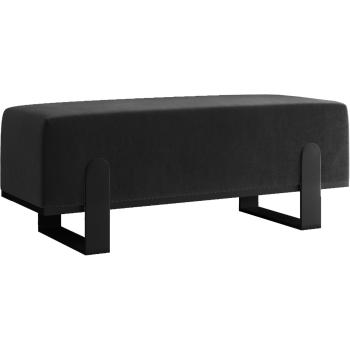 Ławka tapicerowana SULA 80cm czarny / kronos 07