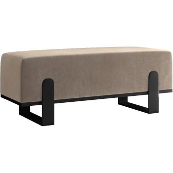 Ławka tapicerowana SULA 80cm czarny / paros 03