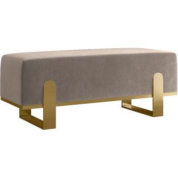 Ławka tapicerowana SULA 80cm złoty / paros 03