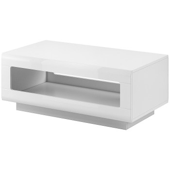 Stolik kawowy TULSA TU99 biały / biały połysk