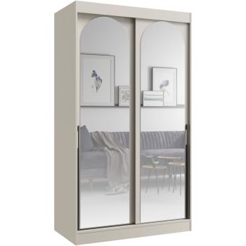 Szafa przesuwna 120 MOGI kaszmir + czarny