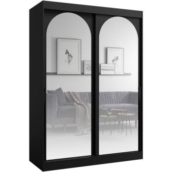 Szafa przesuwna 150 MOGI czarna