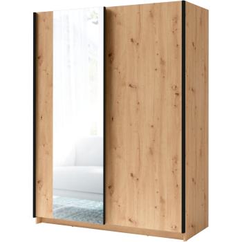 Szafa przesuwna z lustrem 180 ZOGO III 11 dąb artisan