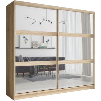 Szafa przesuwna z lustrem 230 NINO 01 dąb sonoma